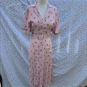 Brooks Brothers Floral Pink Dress